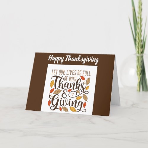 Christian Thanksgiving card
