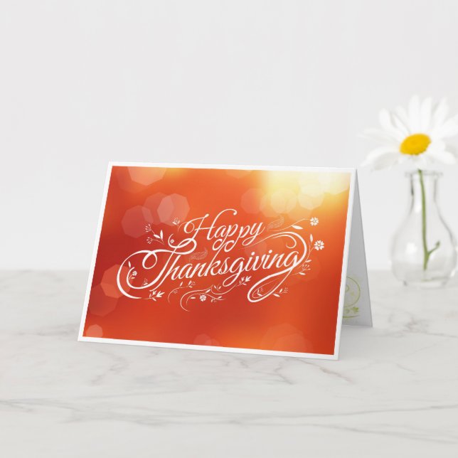 Christian Thanksgiving card (Small Plant)