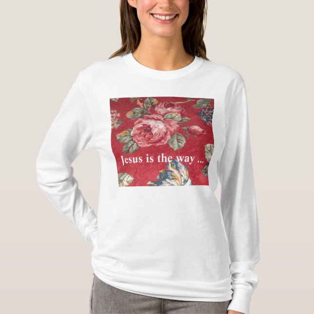 Christian-themed Woman's T-Shirt (Front)