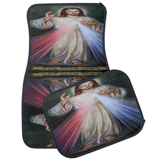 Christian themes automotive car floor mat (Set)