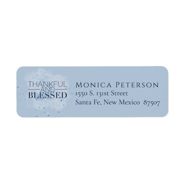 Christian Themes Return Address  Label (Front)