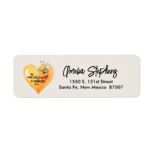 Christian Themes Return Address Label