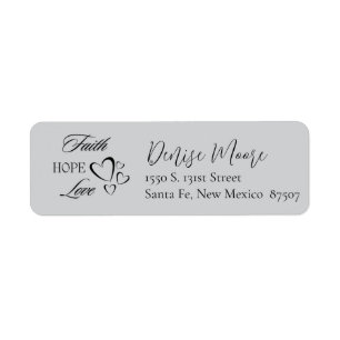 Christian Themes Return Address Label