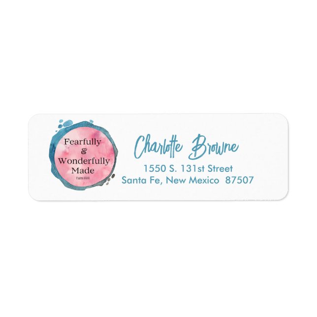 Christian Themes Return Address  Label (Front)