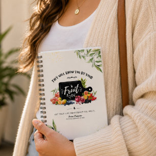 Christian They Will Know You By Your Fruit  Notebook