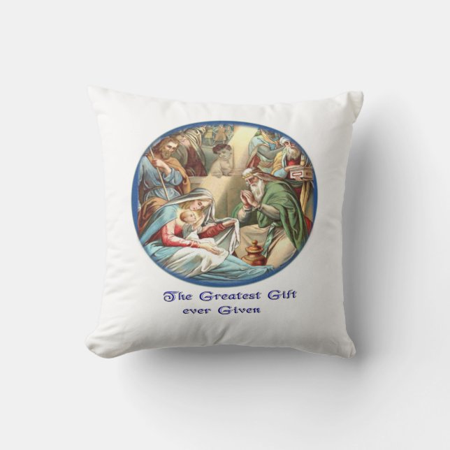 Christian Throw Pillow (Front)