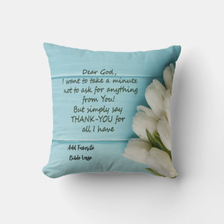 Christian throw pillow