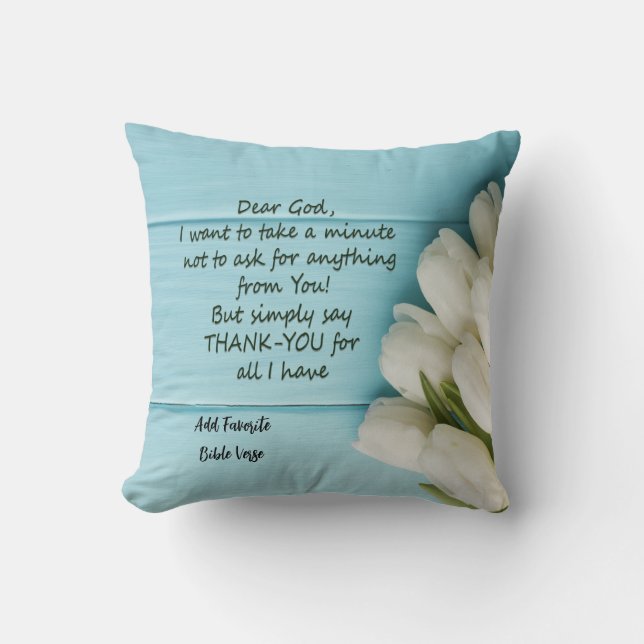 Christian  throw pillow (Front)
