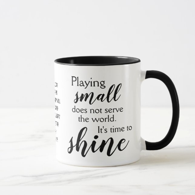 Christian TIME TO SHINE Matthew 5:16 Mug (Right)