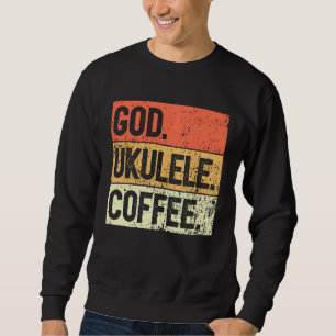 Christian Ukulele Player Worship Ukulele Church Uk Sweatshirt