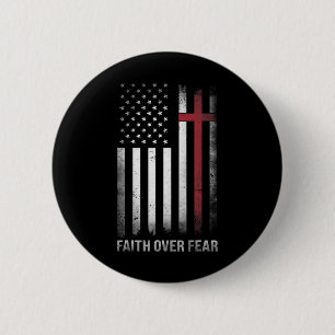 Christian Us Usa Flag American Christ Faith Over F Button