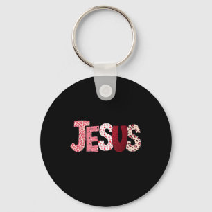 Christian Valentine Day Jesus Religious Valentine Keychain