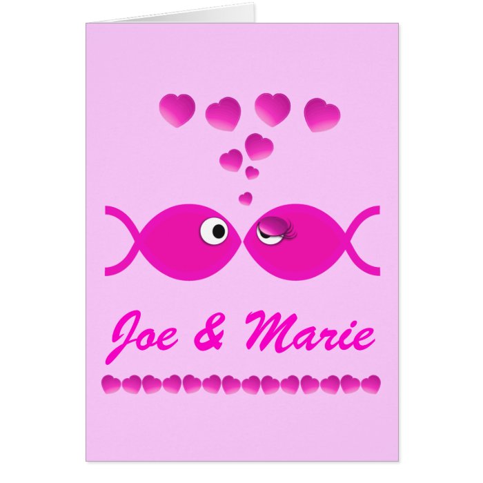 Christian Valentine Pink v1 Greeting Card