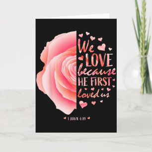 Christian Valentine Shirt Gifts Kids Womens Valent Card