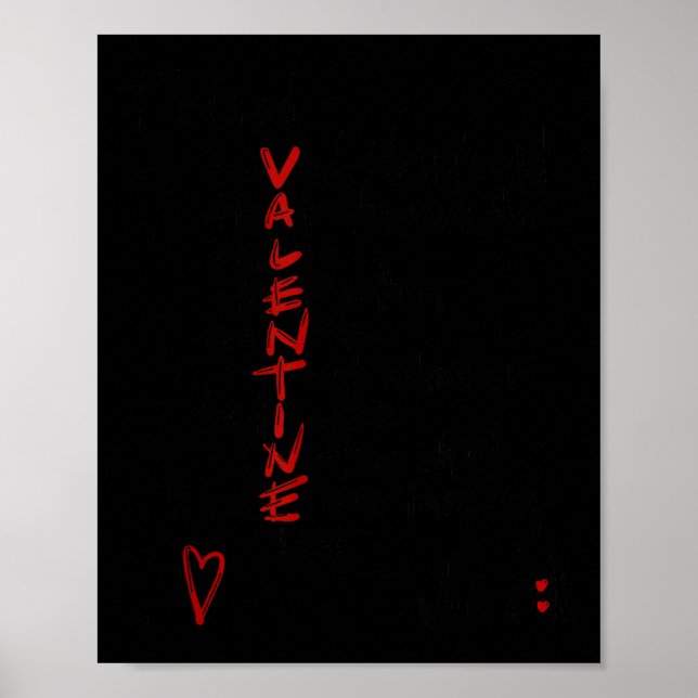 Christian Valentines John 3_16 For God So Loved Th Poster (Front)