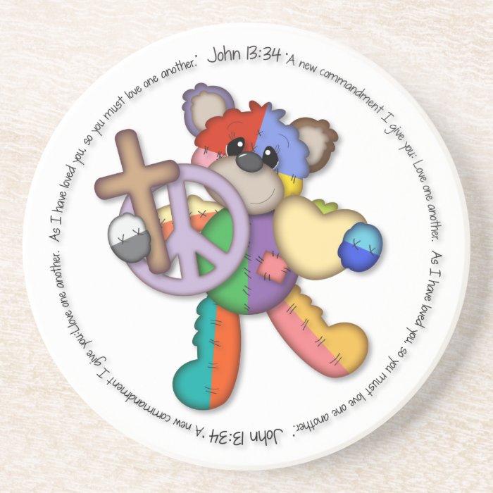 Christian Verse John 13 "Love One Another" Coaster