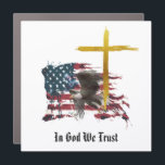 *~* Christian Veteran Patriotic Eagle  Flag AP16 Car Magnet<br><div class="desc">(Search AP16 for similar theme items) Feel free to transfer. CAR MAGNET / FRIDGE MAGNET - American Eagle , Editable text IN GOD WE TRUST , a gold glitter Jesus Cross. (((((((( copy and paste this link for my USA patriot collection https://bit.ly/3QsVQy0 )))))))))) You can edit , move resize the...</div>