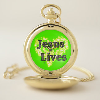 Christian Vintage Timepiece with Faith Message Pocket Watch