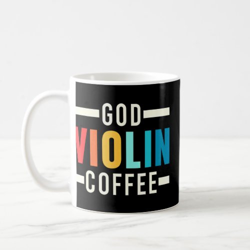 Christian Violinist Church Worship Violin Player  Coffee Mug