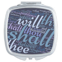 Christian Warrior Prayer PSALM 91 Compact Mirror