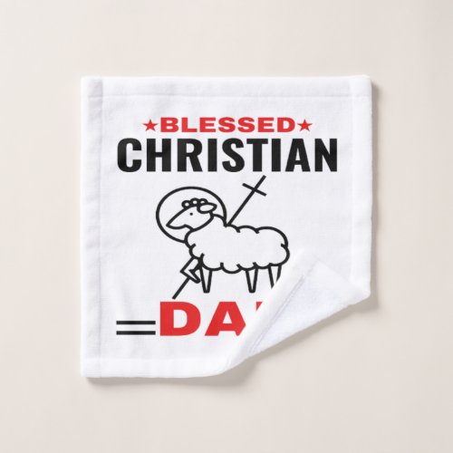 Christian Wash Cloth Gift For Dad