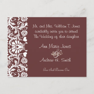 Christian Wedding Any Custom Color Invitation Postcard