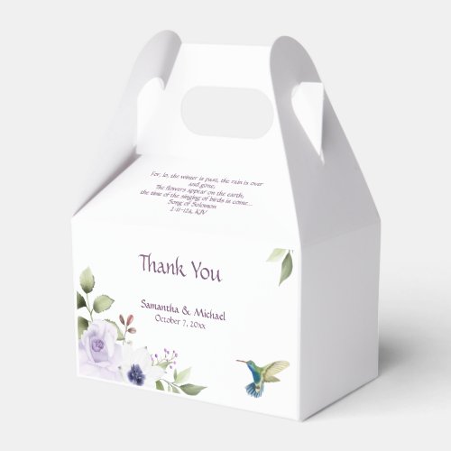 Christian Wedding Favor Box _ Song of Solomon