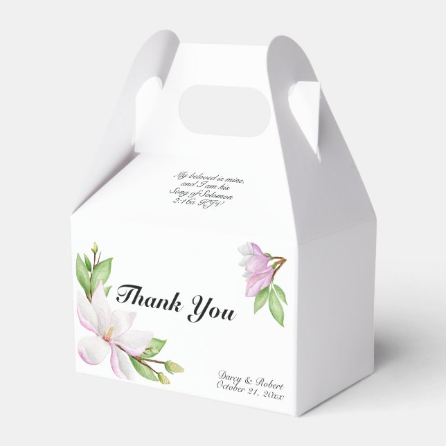 Christian Wedding Favor Boxes (Front Side)