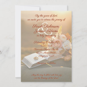 Christian Wedding invitation