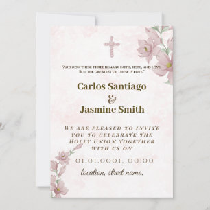 Christian Wedding Invitation
