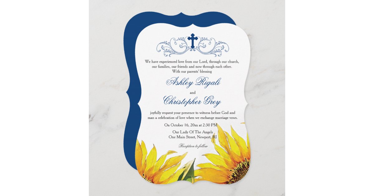 christian wedding invitation wording samples