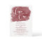Christian Wedding Invitation - Watercolor Marsala