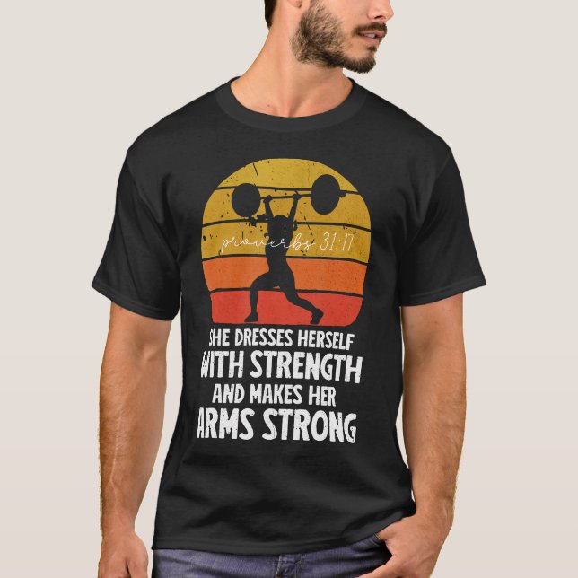 Christian Weightlifting Women'S Lifting Workout Gy T-Shirt (Front)