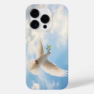 Christian White Dove with Olive Sky iPhone Case