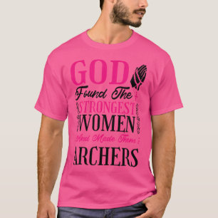 Christian Women Archer And Archery Bowman T-Shirt
