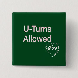 Christian Women Buttons U-Turns Allowed God