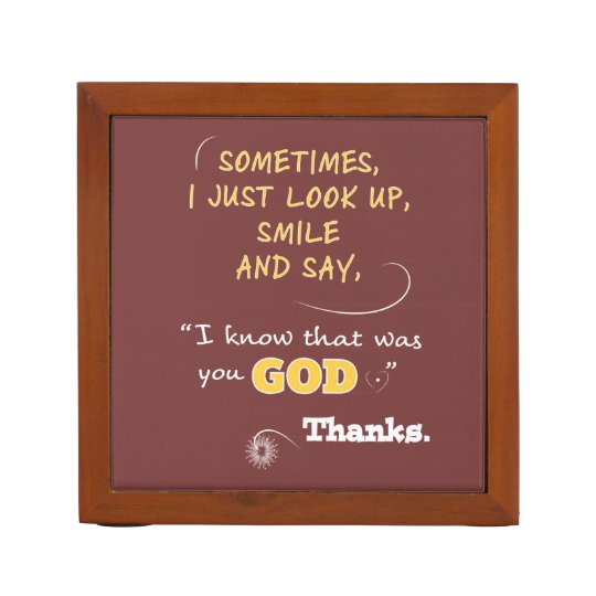 Christian Women gifts Desk Organizers Thanks God