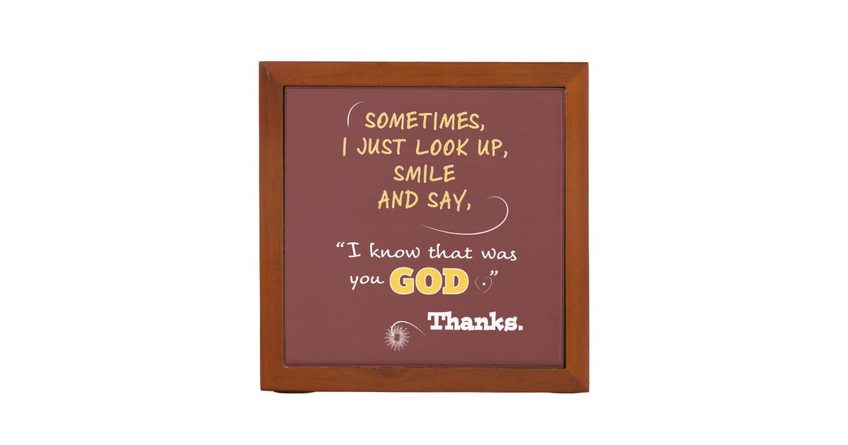 Christian Women gifts Desk Organizers Thanks God
