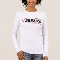 Christian Women's long-sleeve t-shirt Choose Jesus