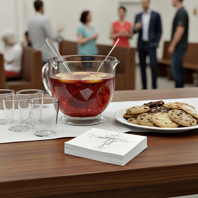 christian words cross paper napkins (Creator Uploaded)