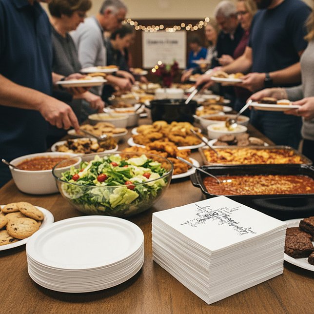 christian words cross paper napkins (Creator Uploaded)