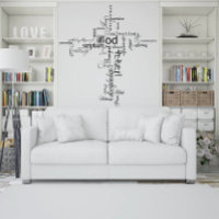 Christian words cross