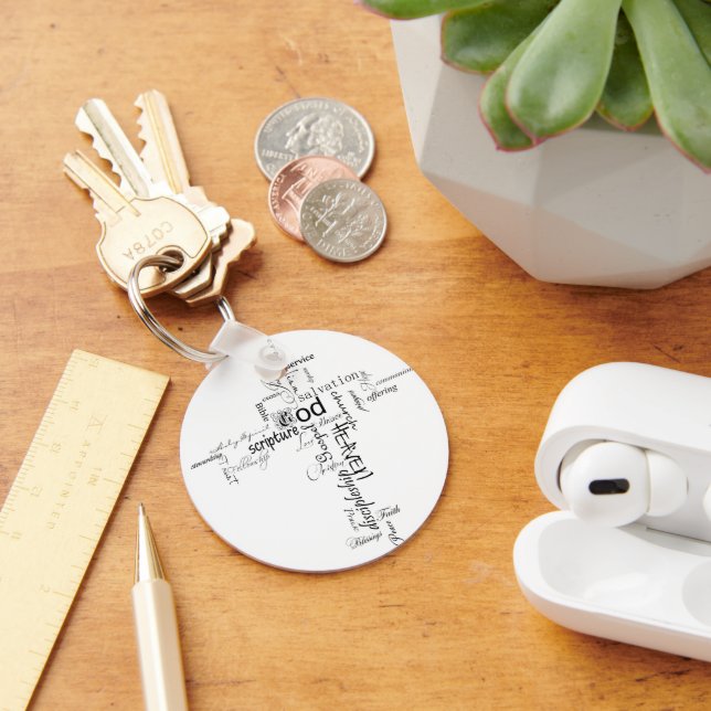 Christian words keychain (Desk)