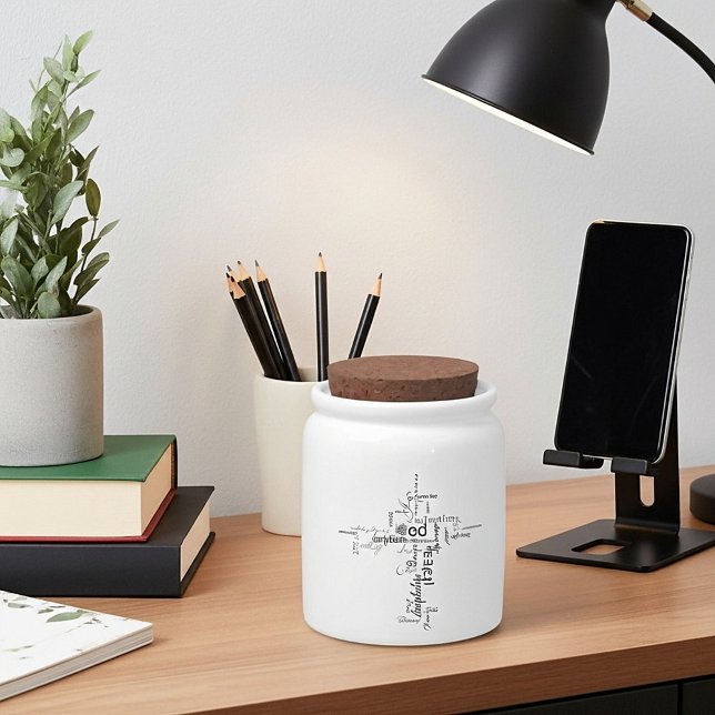 Christian words mini 4" candy jar (Creator Uploaded)