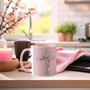 Christian words mug