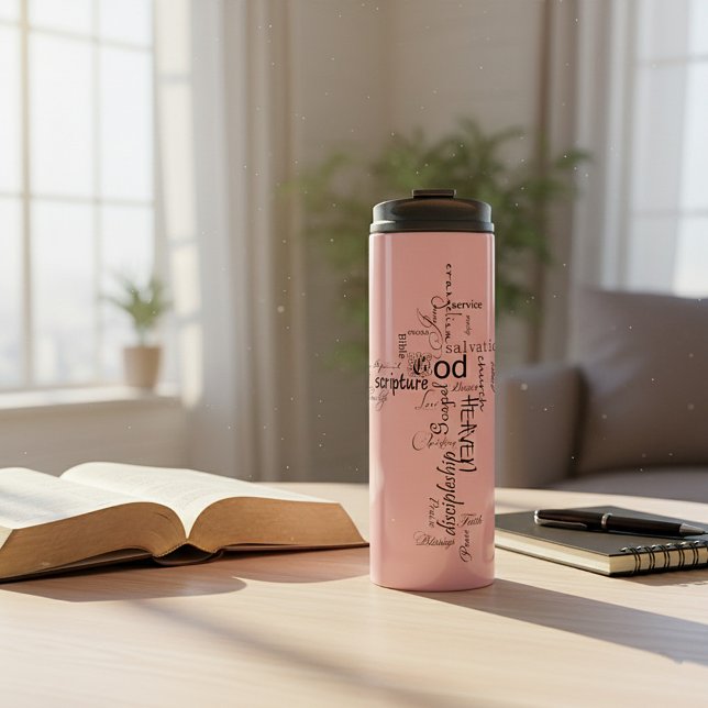 Christian words   thermal tumbler (Creator Uploaded)