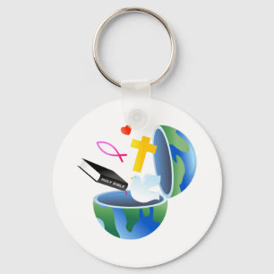 Christian World Keychain