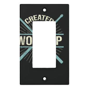 Christian Worship Band Created To Worship Drummer Light Switch Cover