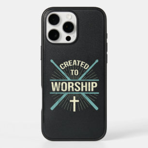Christian Worship Band Created To Worship Drummer iPhone 16 Pro Max Case