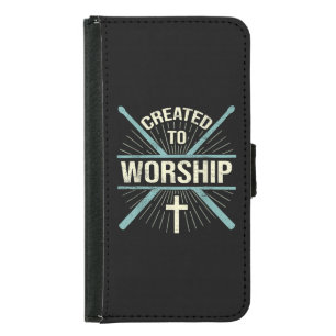 Christian Worship Band Created To Worship Drummer Samsung Galaxy S5 Wallet Case